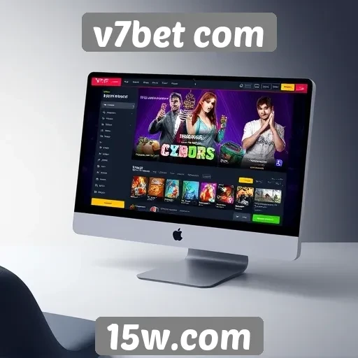 Game design e interface do site v7bet